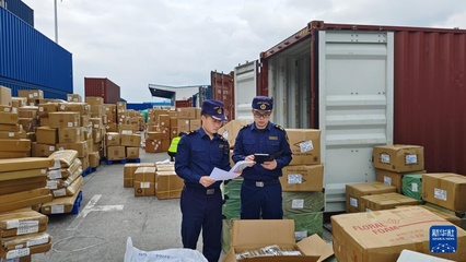 重慶國(guó)際物流樞紐園區(qū)運(yùn)行繁忙 日用品貿(mào)易活力彰顯西部樞紐地位